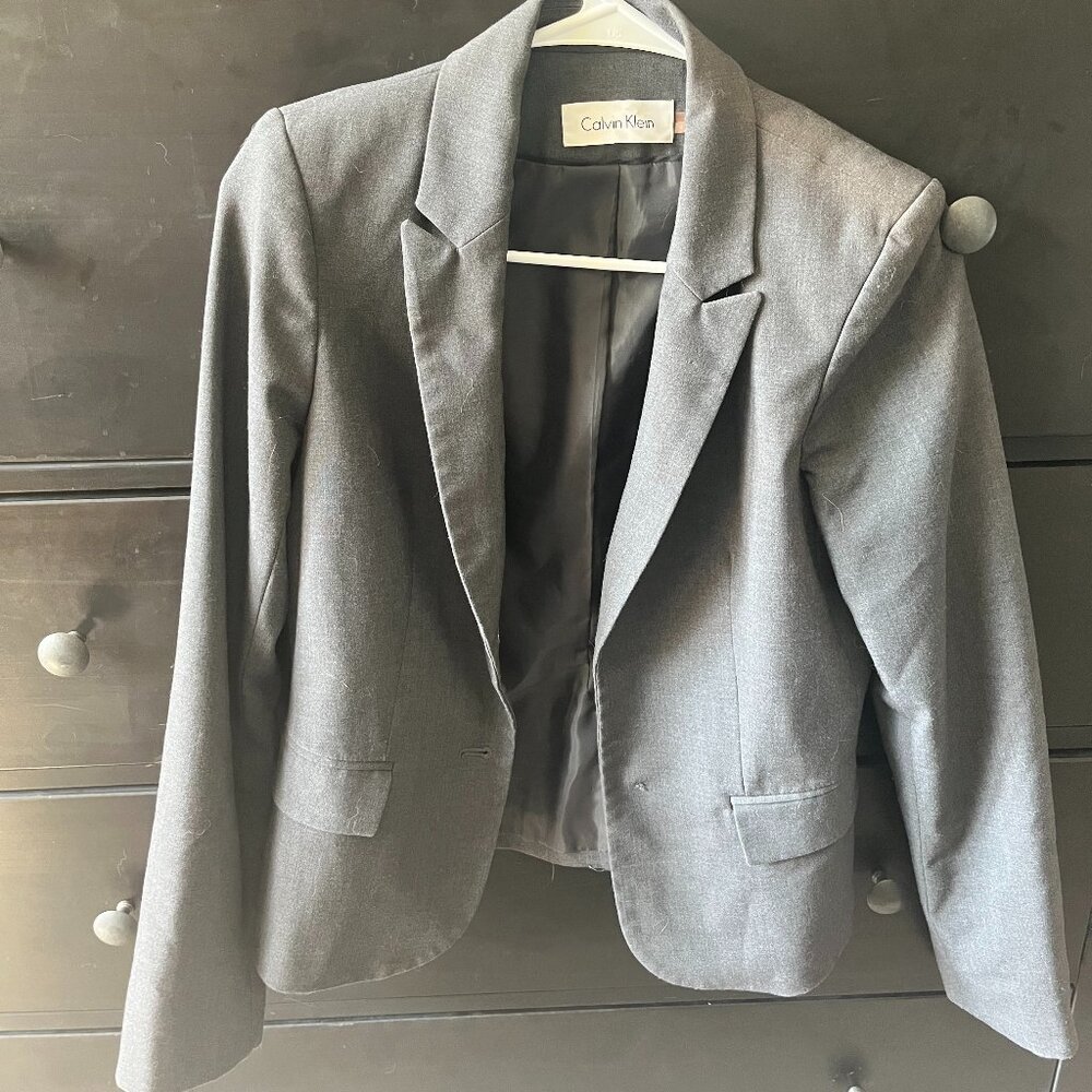 Calvin Klein Women's Grey Suit